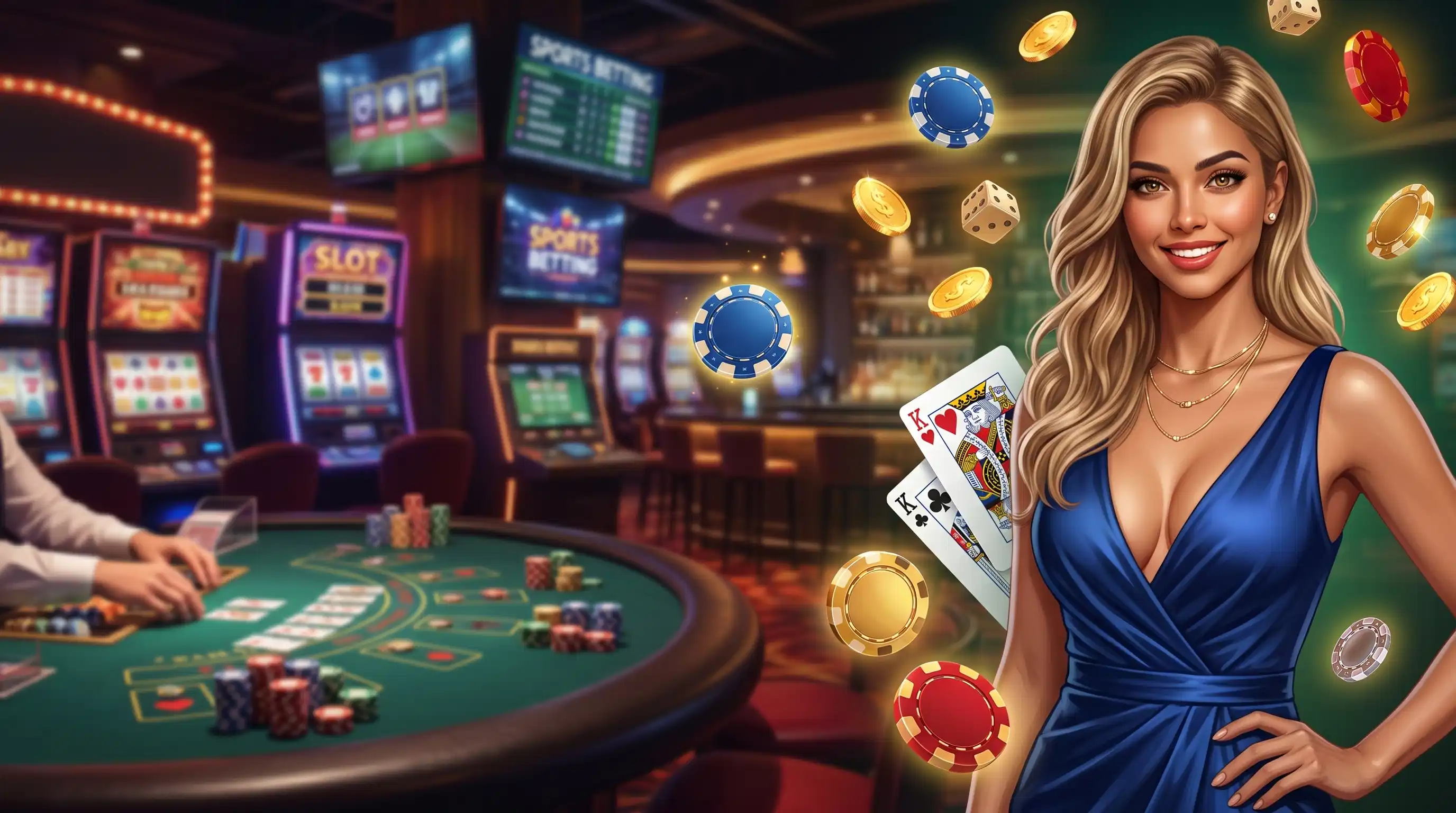 Das Design der Webseite von Germania Casino Deutschland für deutsche Nutzer.